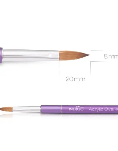 Indigo Acrylic Brush No 8