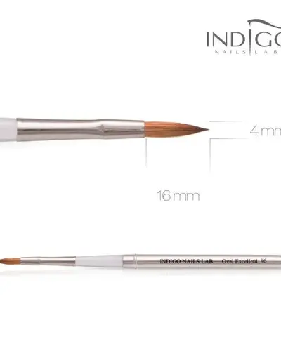 Indigo Brush Oval Excellent No 6