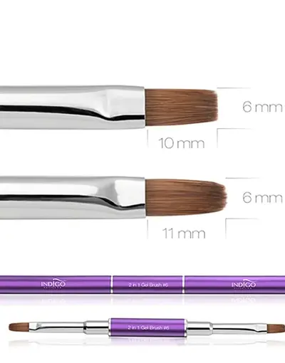 Indigo 2 in 1 Gel Brush No 6
