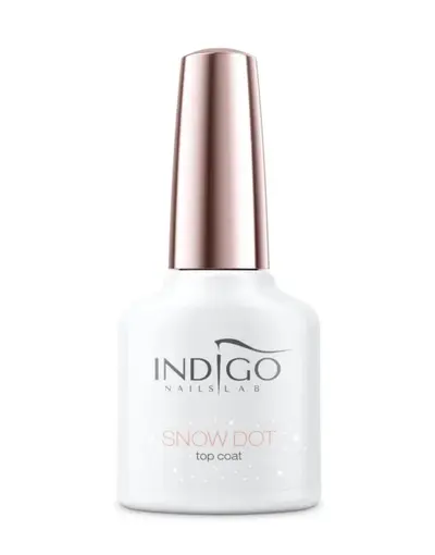 Snow Dot Top Coat - Završni sjaj sa cofetama bijelim 7ml